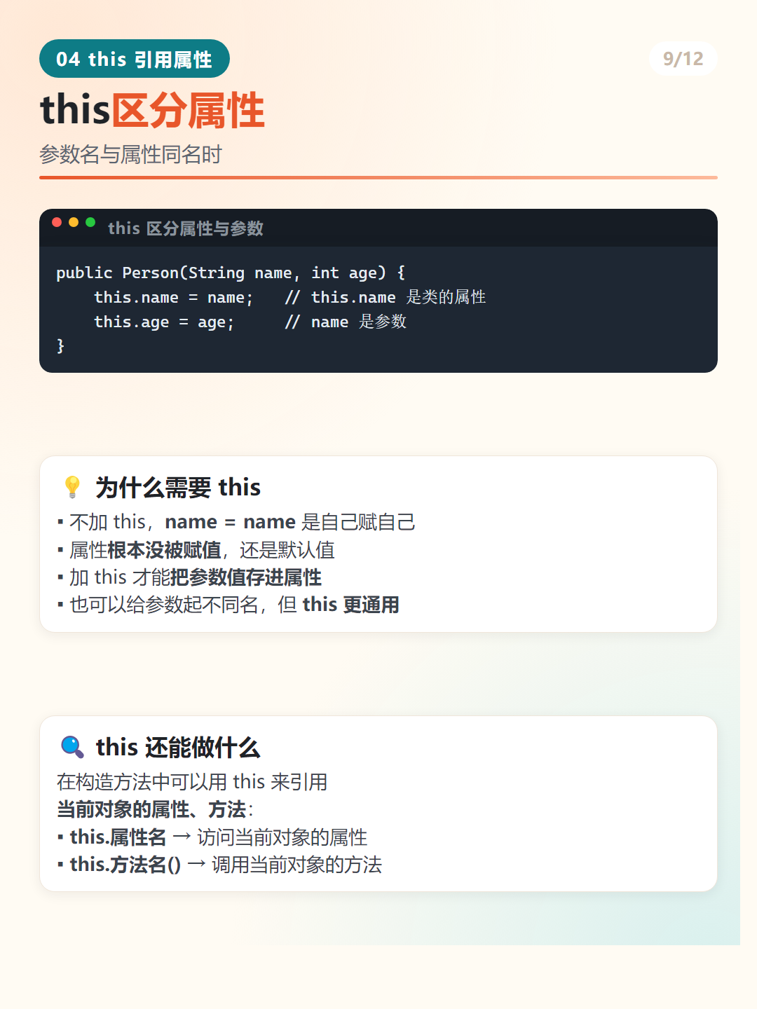 this 引用属性