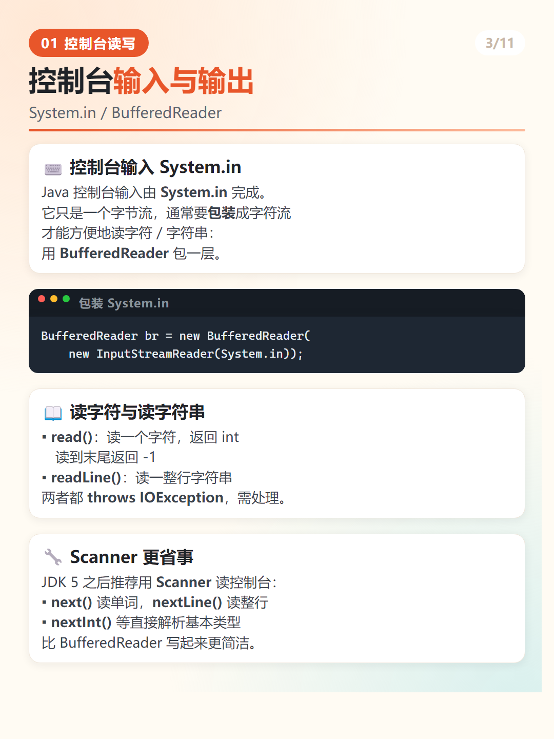 Java 控制台读写