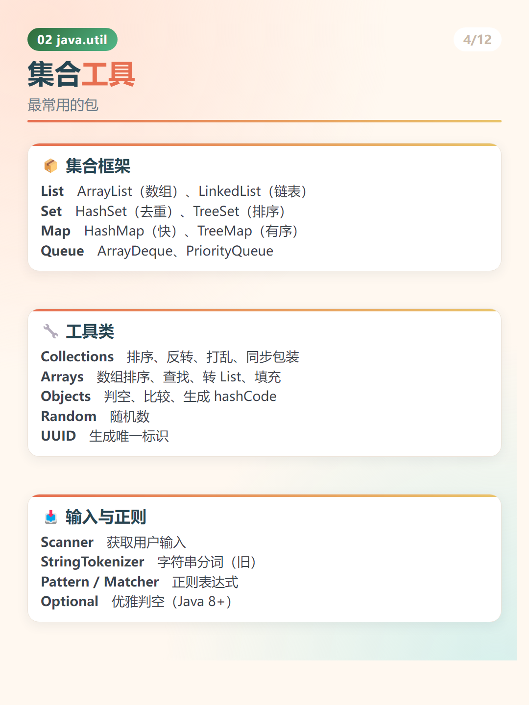 Java 常用类库：集合工具