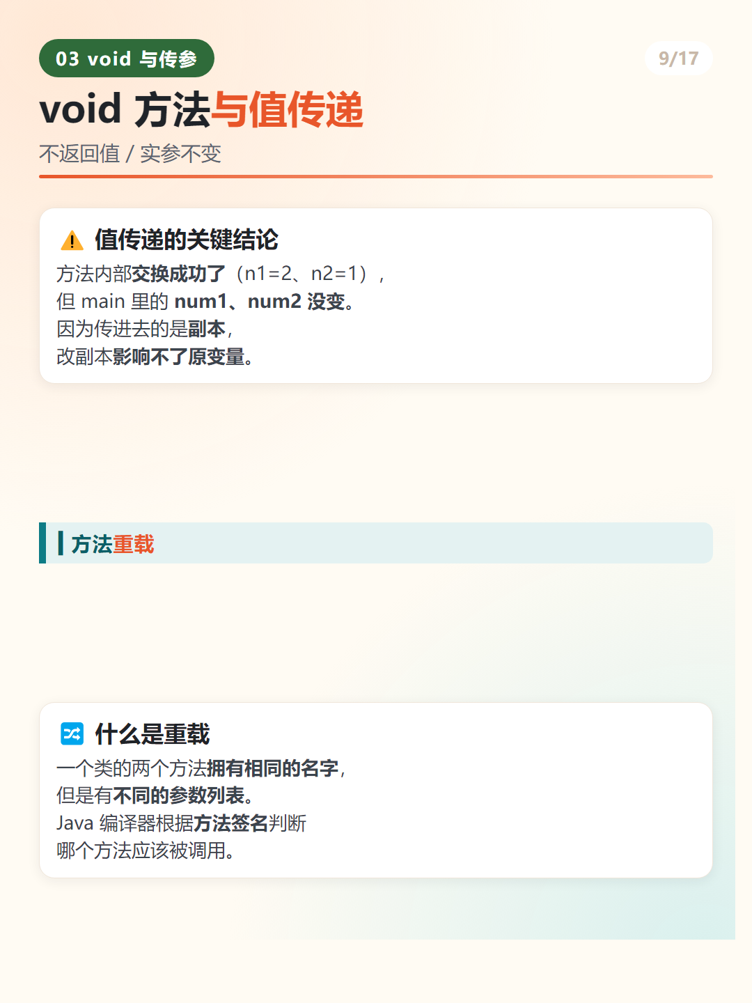 Java 方法重载
