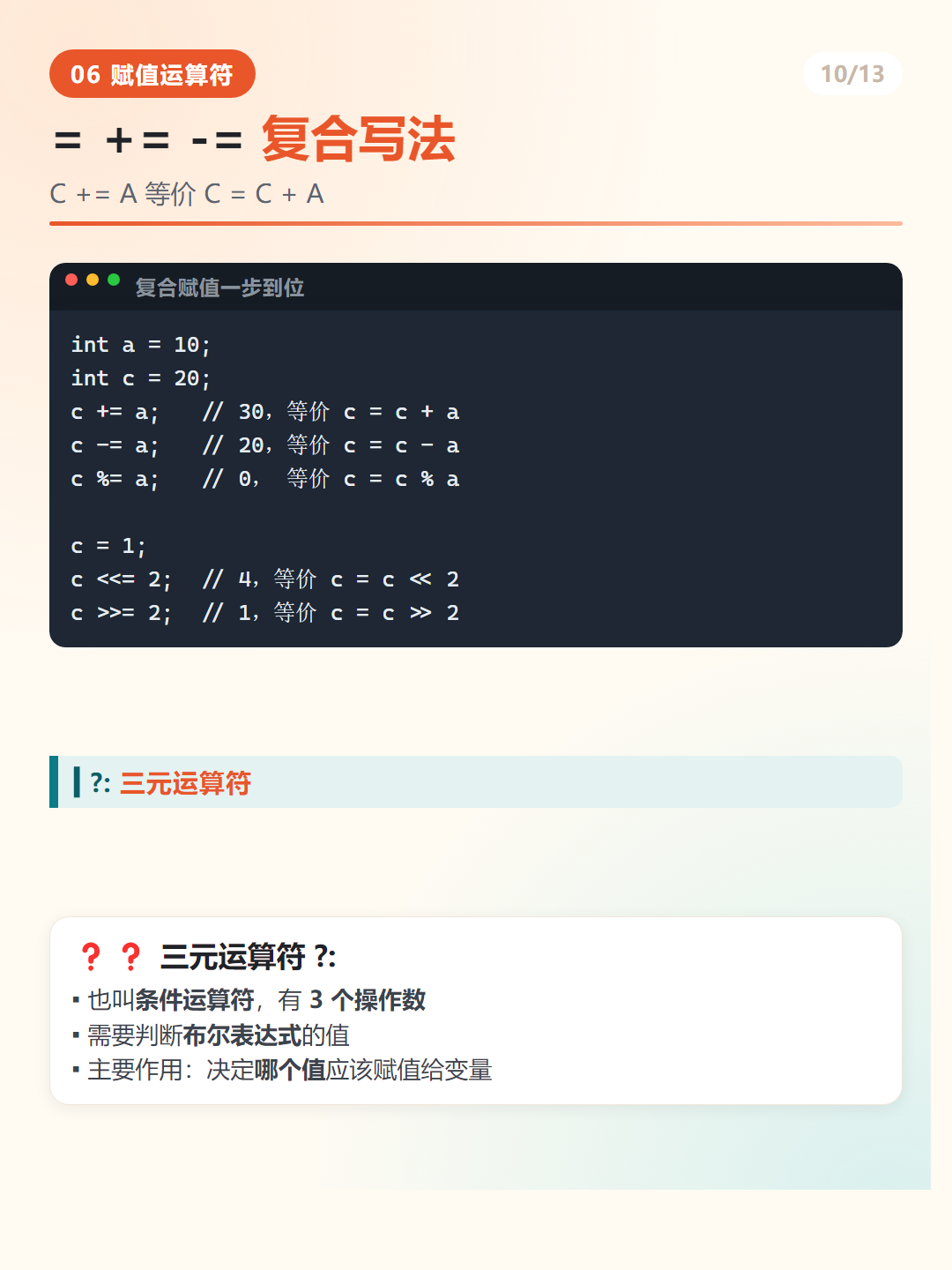 Java 条件运算符（?:）
