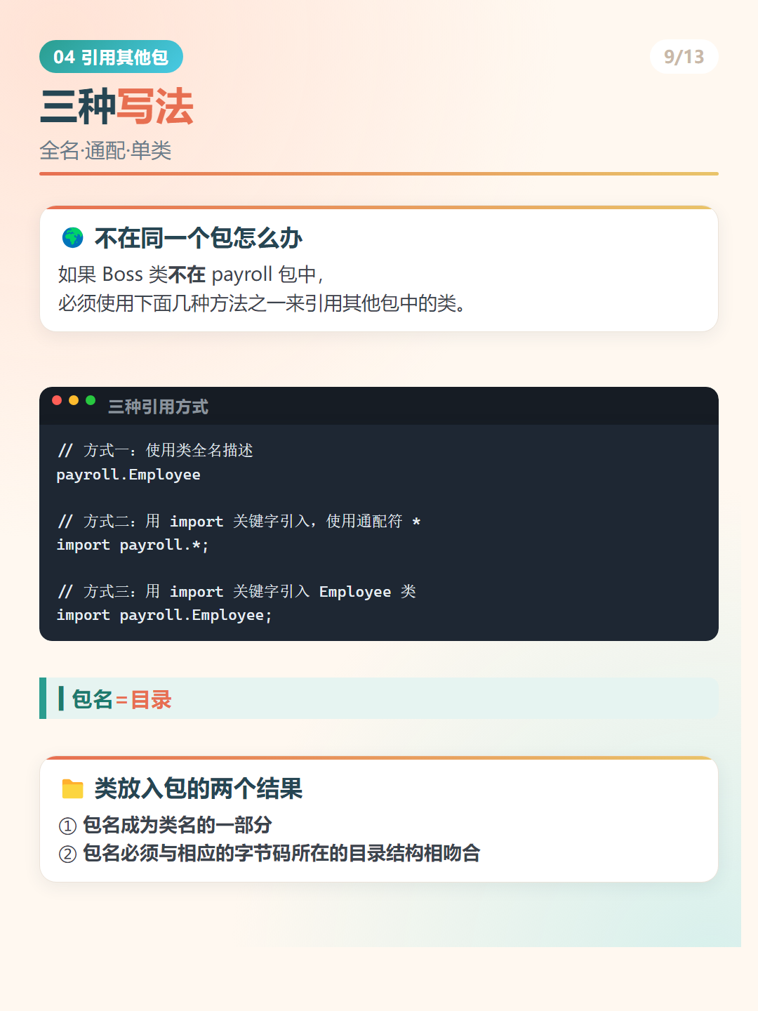 Java 包：三种写法