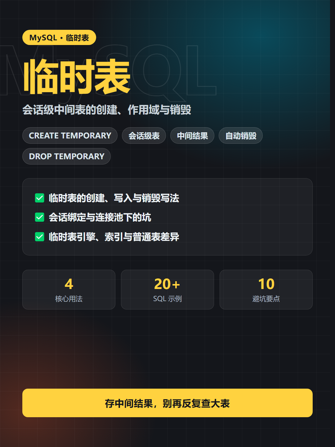 临时表 封面卡片