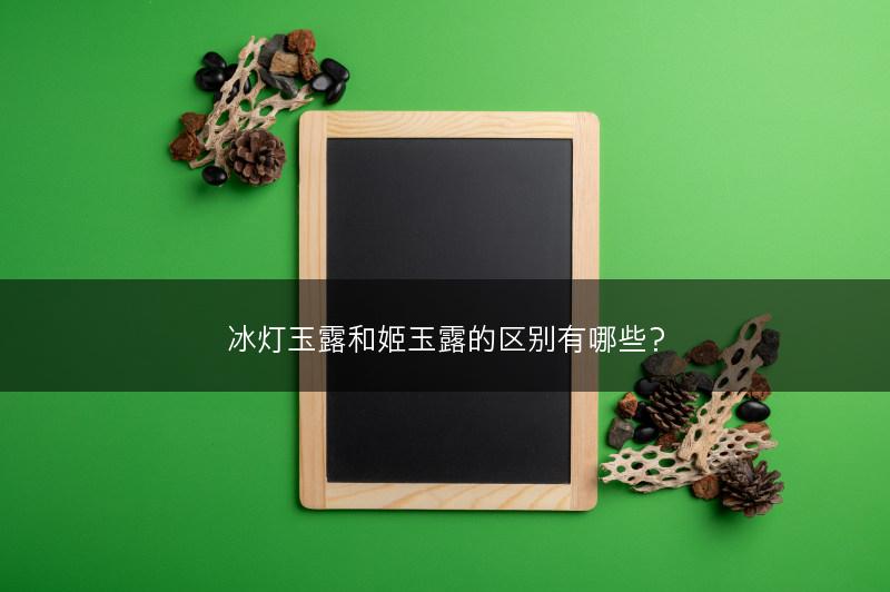 冰灯玉露和姬玉露的区别有哪些？(图1)