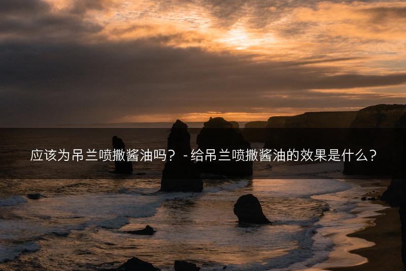 应该为吊兰喷撒酱油吗？ - 给吊兰喷撒酱油的效果是什么？(图1)