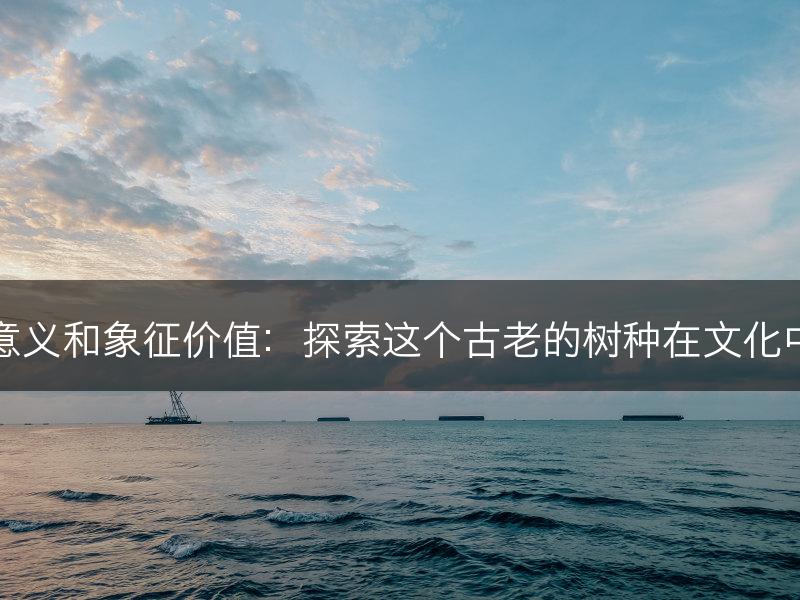 铁树的文化意义和象征价值：探索这个古老的树种在文化中的重要地位(图1)