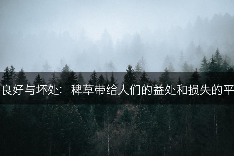 稗草的良好与坏处：稗草带给人们的益处和损失的平衡分析(图1)