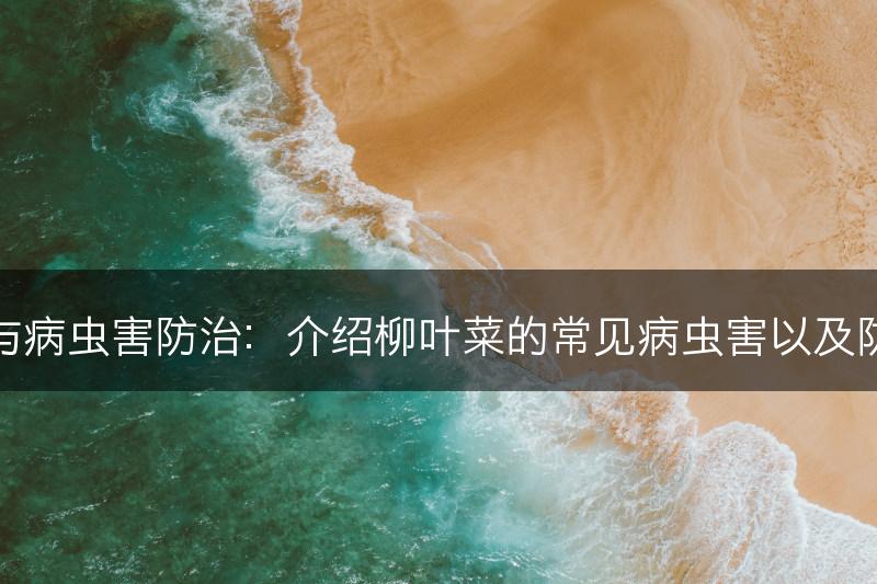 柳叶菜与病虫害防治：介绍柳叶菜的常见病虫害以及防治方法(图1)