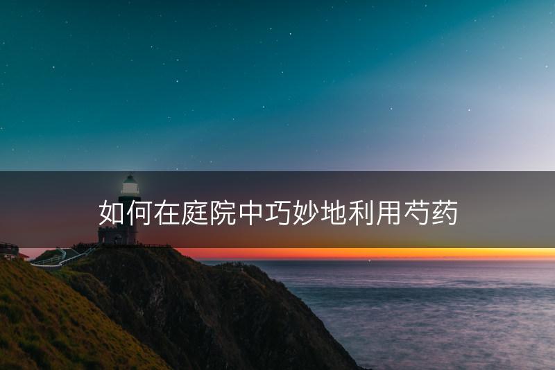 如何在庭院中巧妙地利用芍药(图1)