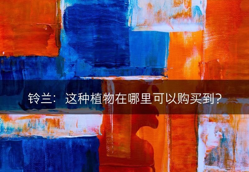 铃兰：这种植物在哪里可以购买到？(图1)