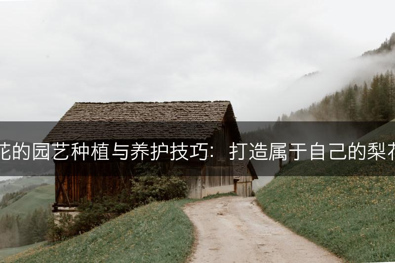梨花的园艺种植与养护技巧：打造属于自己的梨花园(图1)