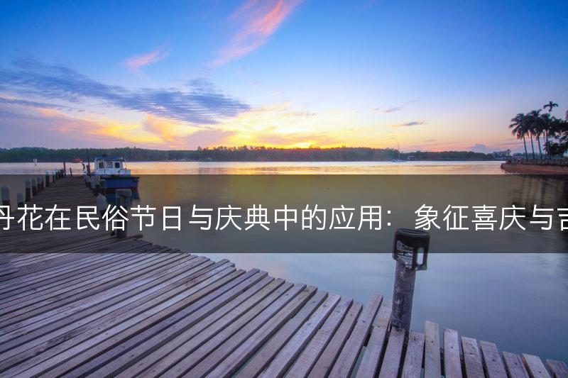 牡丹花在民俗节日与庆典中的应用：象征喜庆与吉祥(图1)