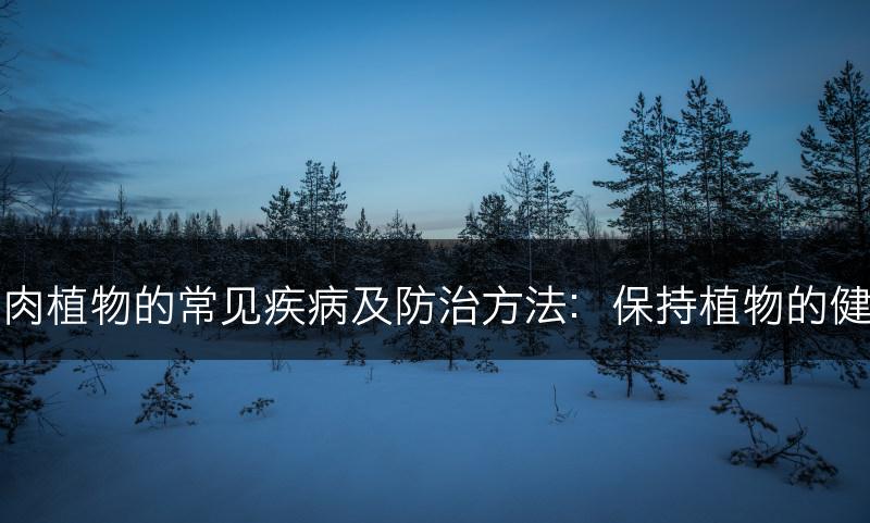 玉露多肉植物的常见疾病及防治方法：保持植物的健康成长(图1)