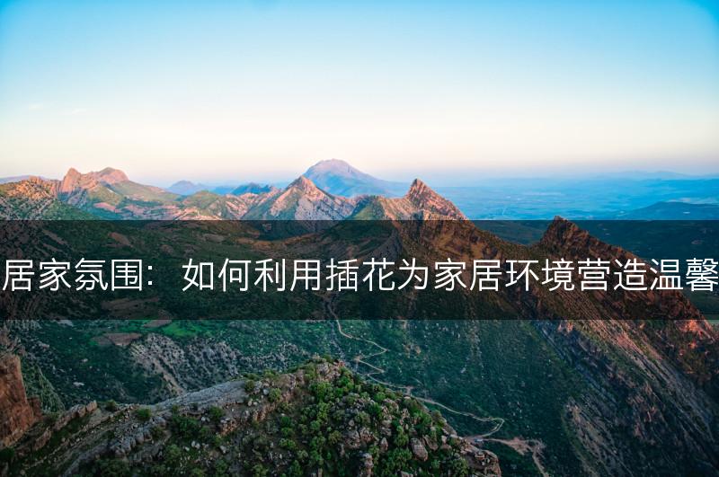 插花与居家氛围：如何利用插花为家居环境营造温馨和美感(图1)