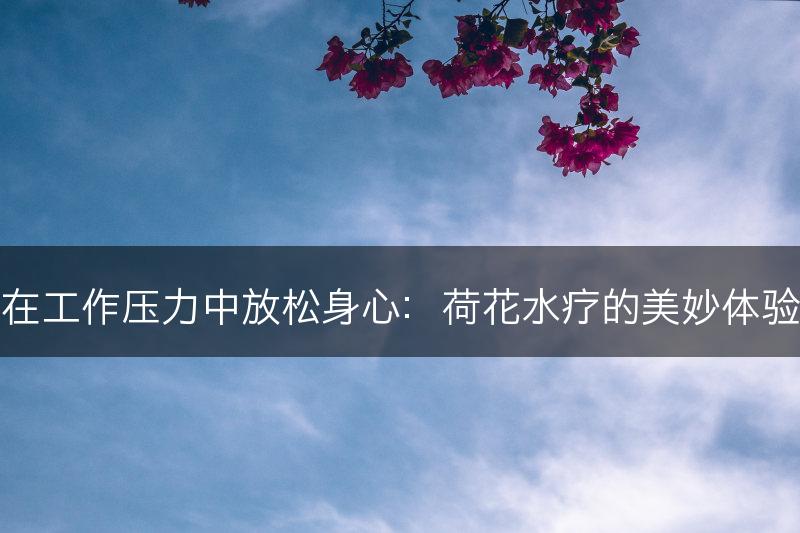 在工作压力中放松身心：荷花水疗的美妙体验(图1)
