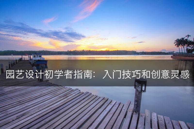 园艺设计初学者指南：入门技巧和创意灵感(图1)