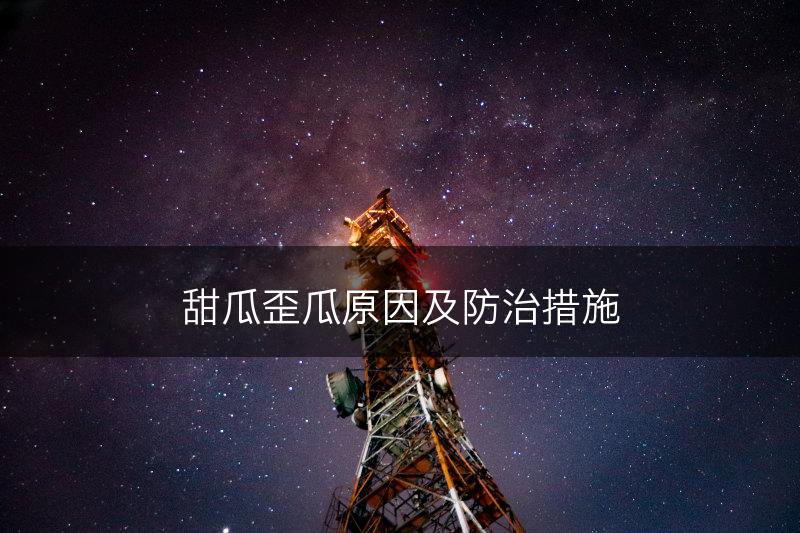 甜瓜歪瓜原因及防治措施(图1)