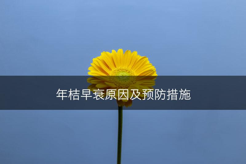 年桔早衰原因及预防措施(图1)