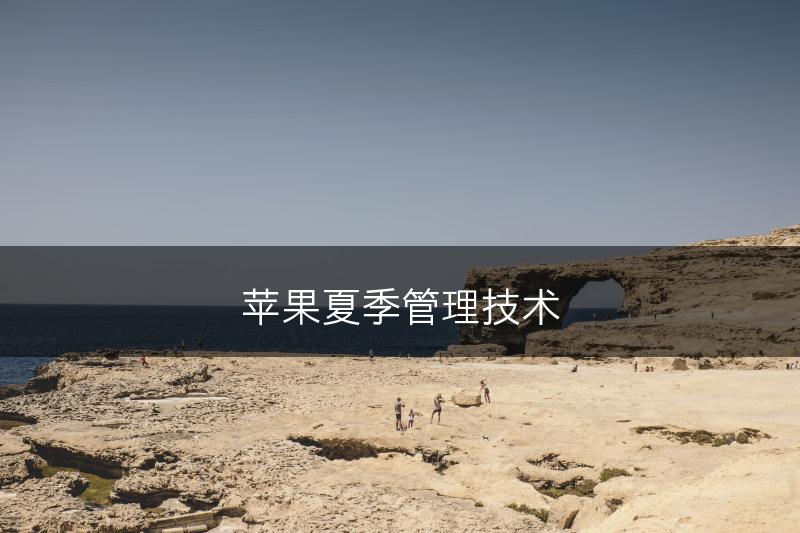 苹果夏季管理技术(图1)