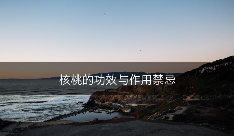 核桃的功效与作用禁忌(图1)