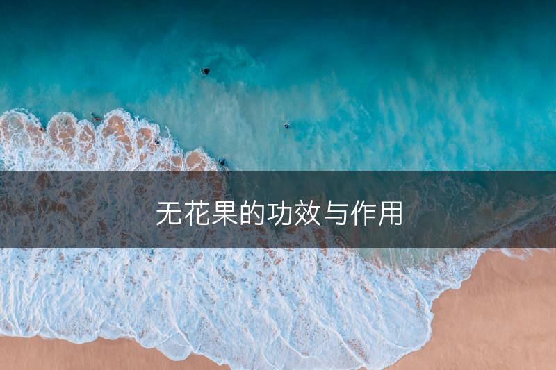 无花果的功效与作用(图1)